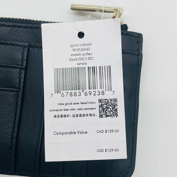 Kate Spade Natalia Quilted Leather Large Slim Cardholder Wallet - Picture 7 of 7